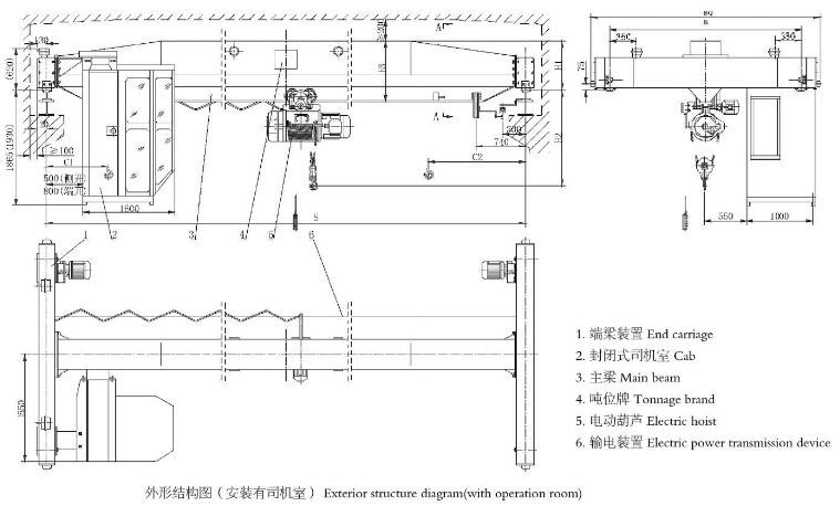 10噸電動式單梁起重機主要參數(shù)輸出功率