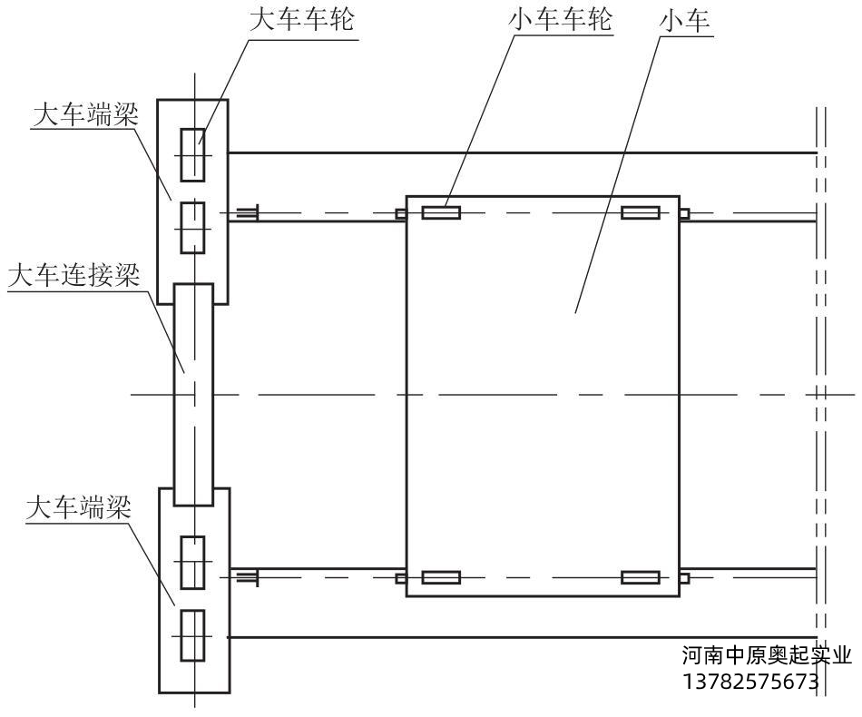 圖4-46小車在極限位置時(shí)的示意圖